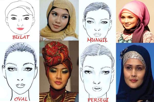 78+ Gambar Bentuk Hijab 