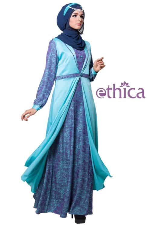 Contoh Baju Gaun Pesta Muslim Ethica Collection