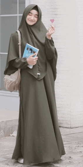 Hijab syar’i sederhana