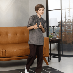 KAHFI KIDS 138 COKLAT