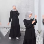 9 Rekomendasi Gamis Hitam Ethica Untuk Tampil Elegant