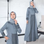 8 Gamis Monokrom Ethica Pesona Elegant dan Simple