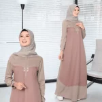 7 Gamis Simple Lebaran Keindahan Kesederhanaan dan Elegant