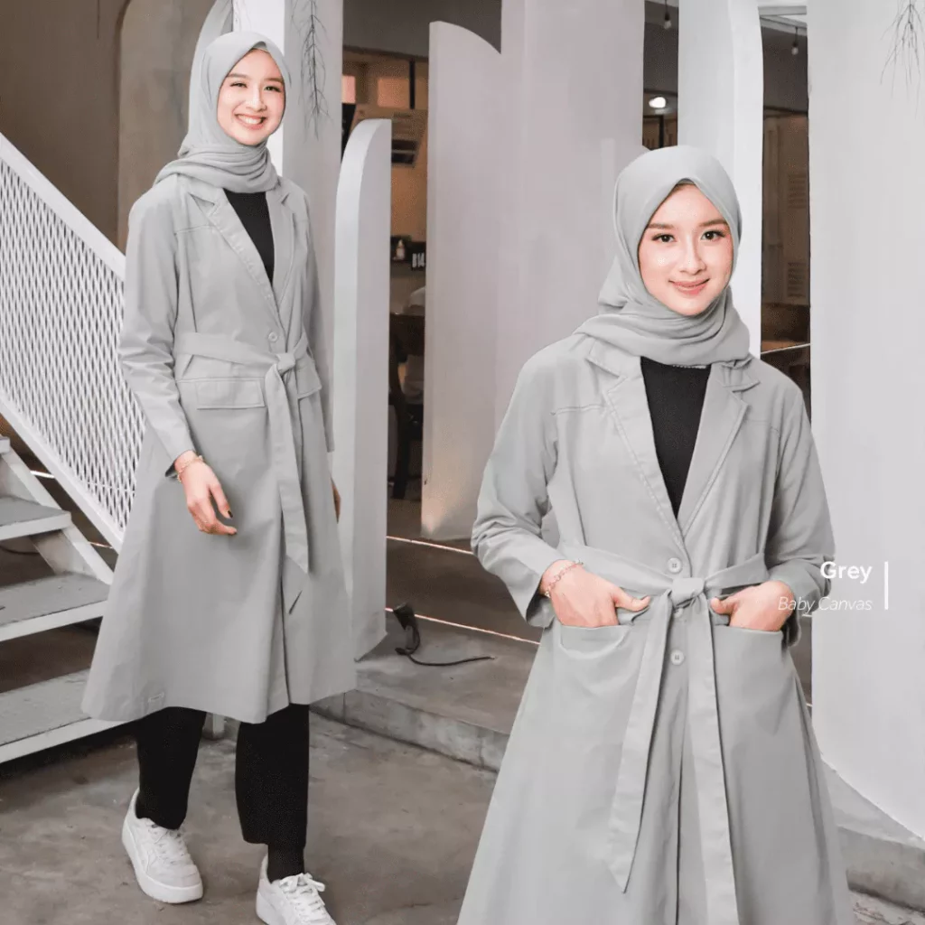 outfit jalan jalan hijab