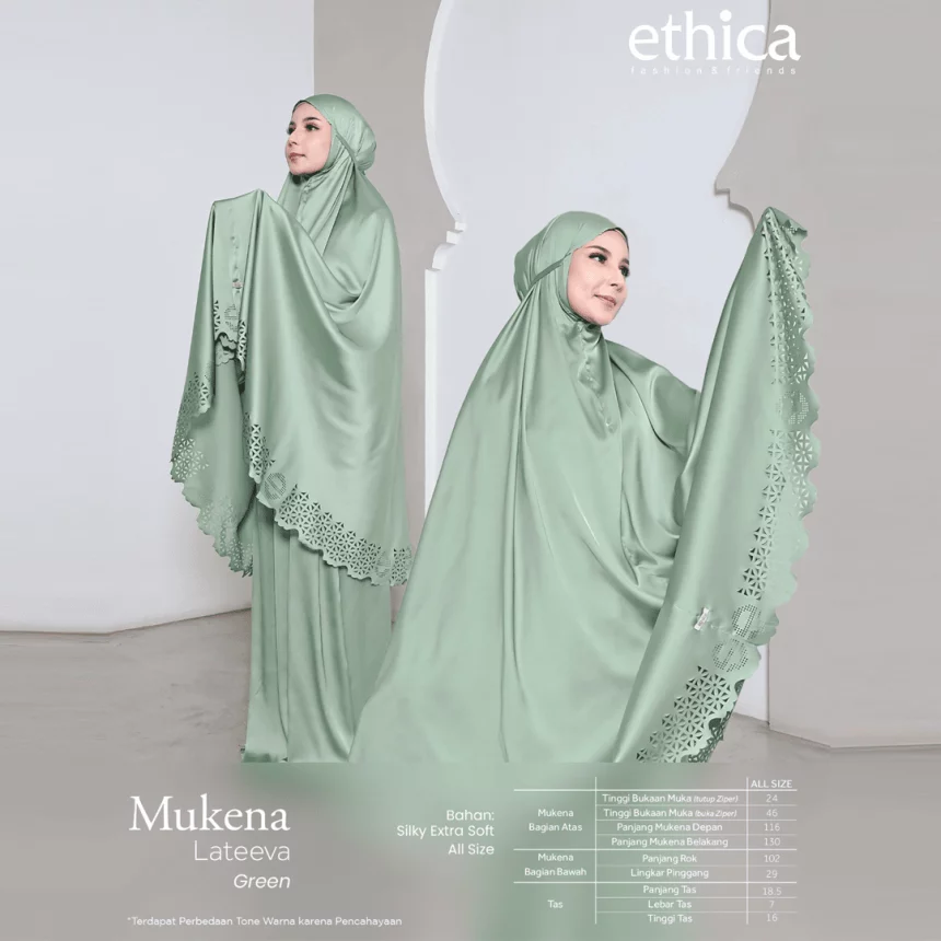 6 Mukena Renda Bawah Ethica Dengan Desain Yang Elegant